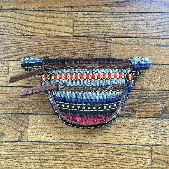 patterned fanny pack